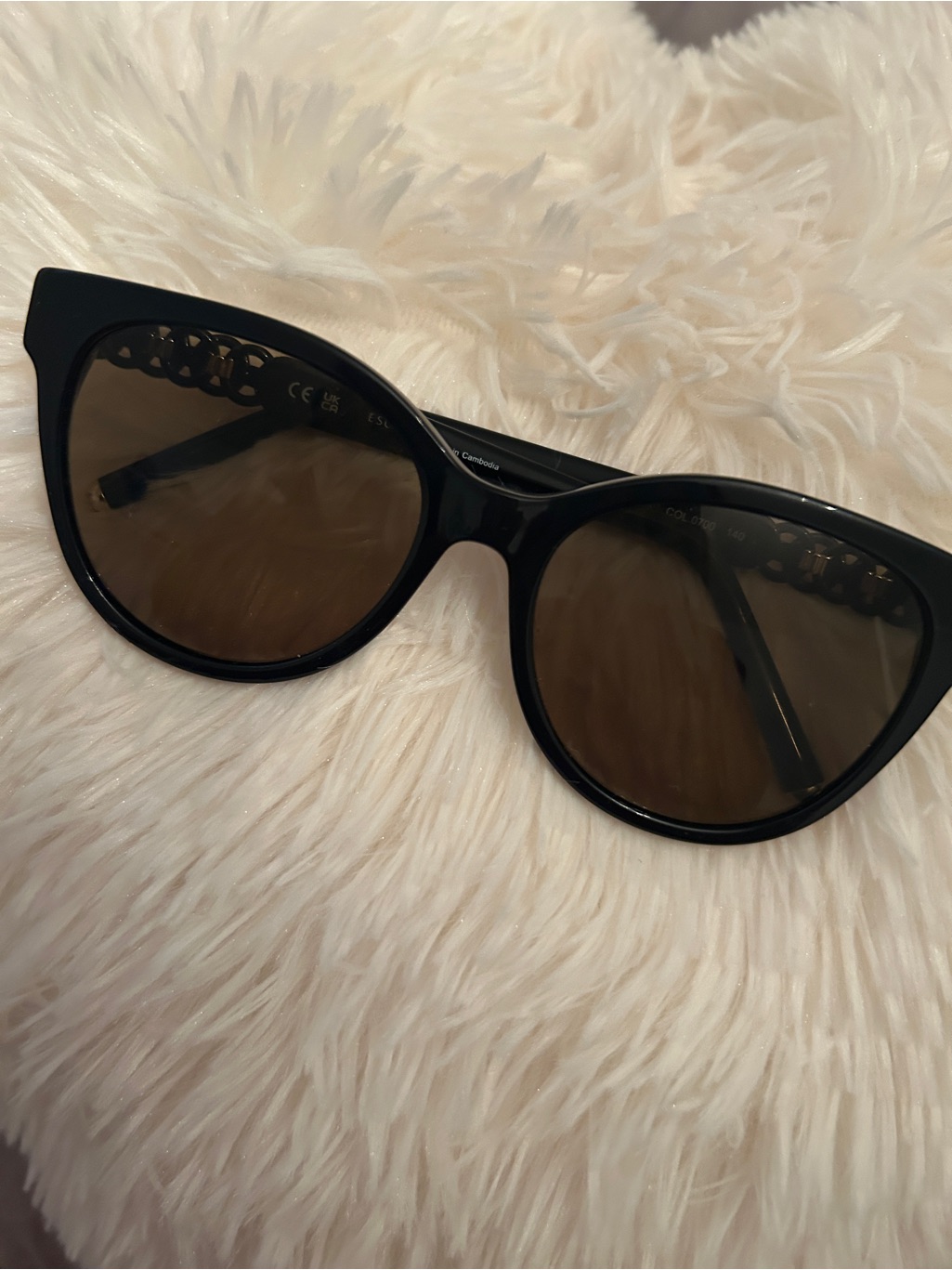 Escada Black Cat-Eye Sunglasses - Women Accessories